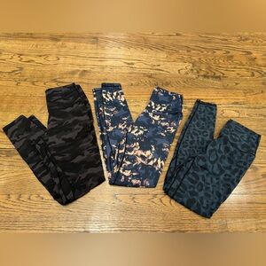 Colorfulkoala Leggings Bundle Size Small Camo Leopard Floral High Waist